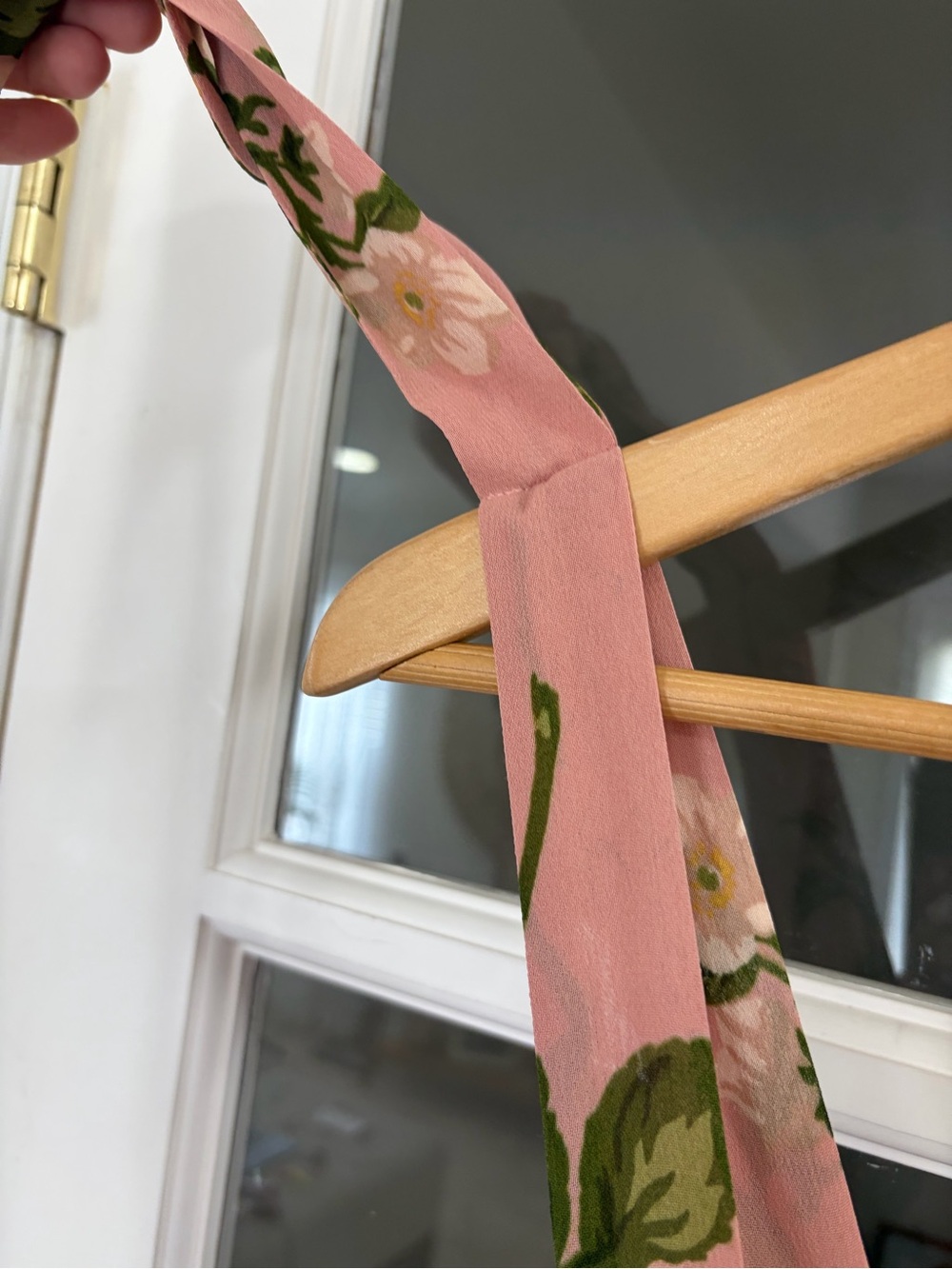 Reformation Nadira Tie Strap Dress In Rose Garden - Size 8 - Picture 7 of 10